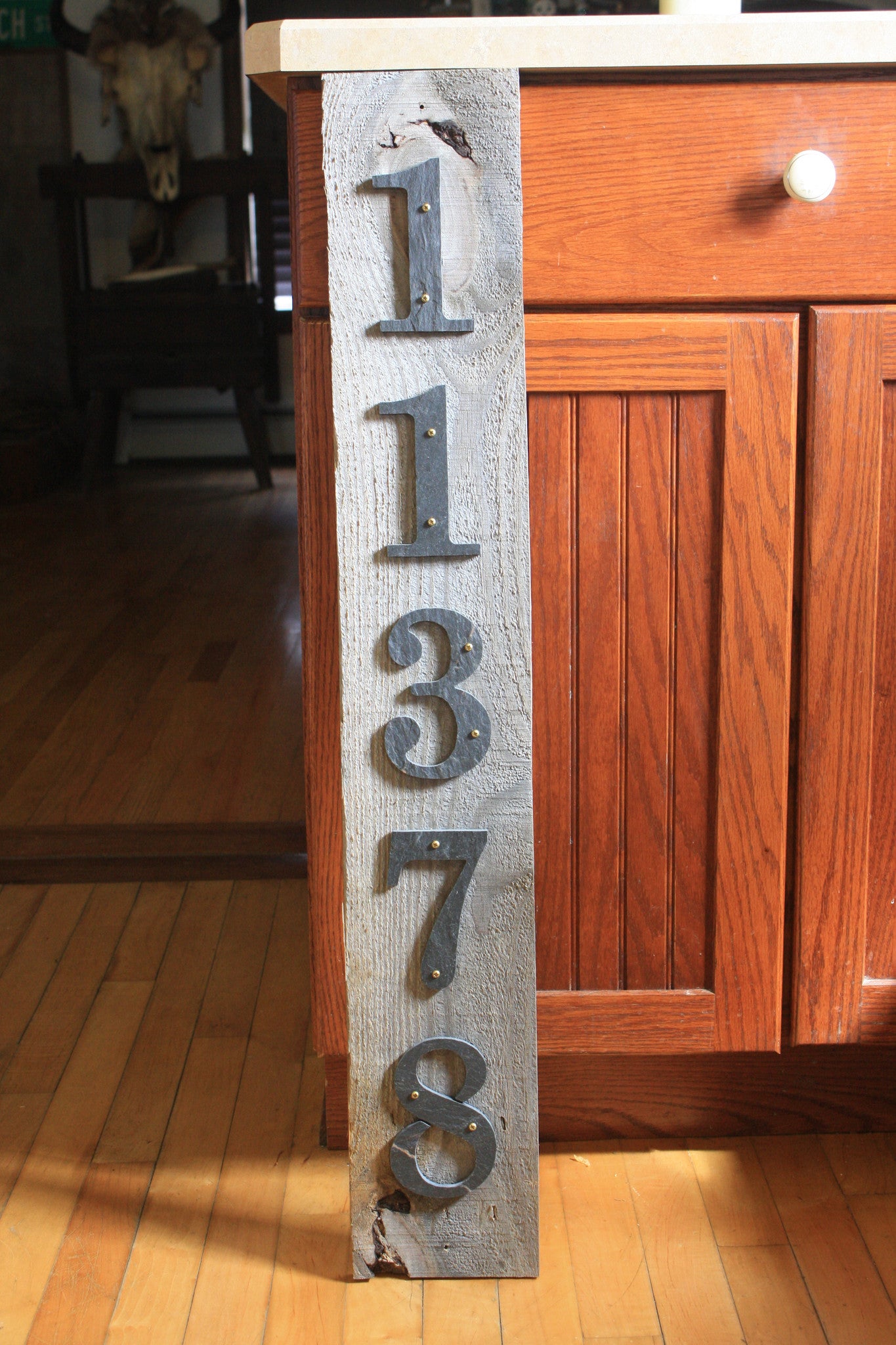 Slate House Number Plaque