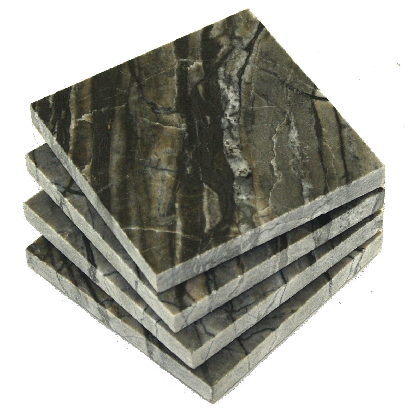 Black Oak Marble Coasters