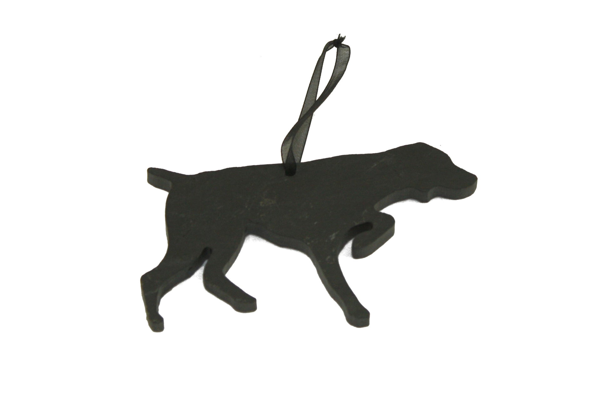 German Shorthaired Pointer Black Slate Christmas Ornament