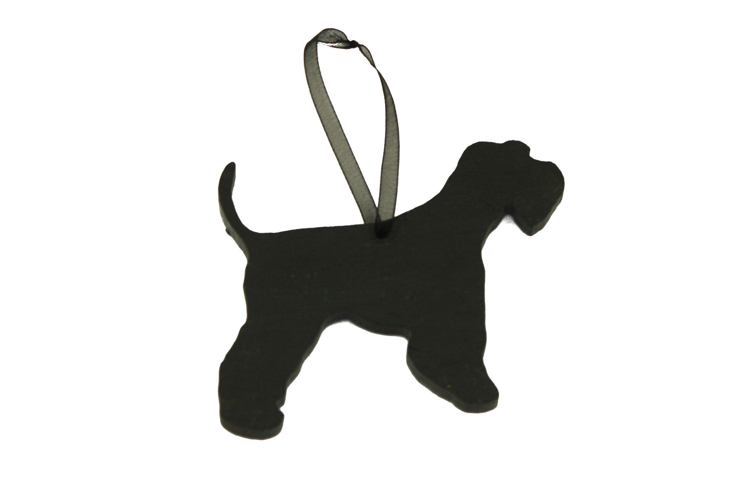 Miniature Schnauzer Black Slate Ornament