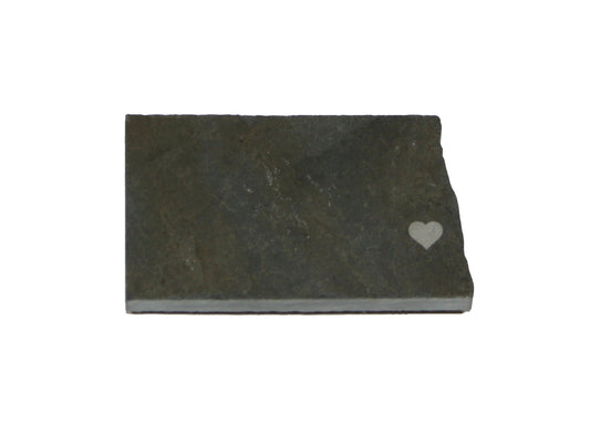 North Dakota Slate Fridge Magnet