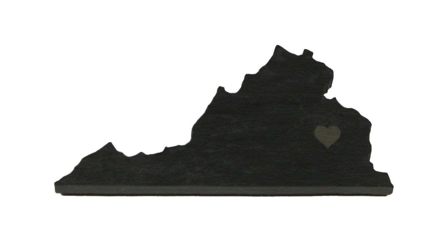 Virginia Slate Fridge Magnet