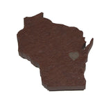 Wisconsin Slate Fridge Magnet