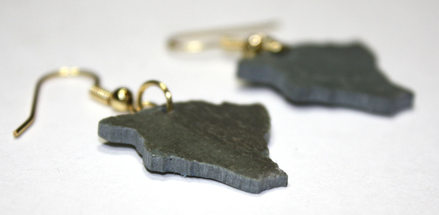 Hawaii Black Slate Earrings