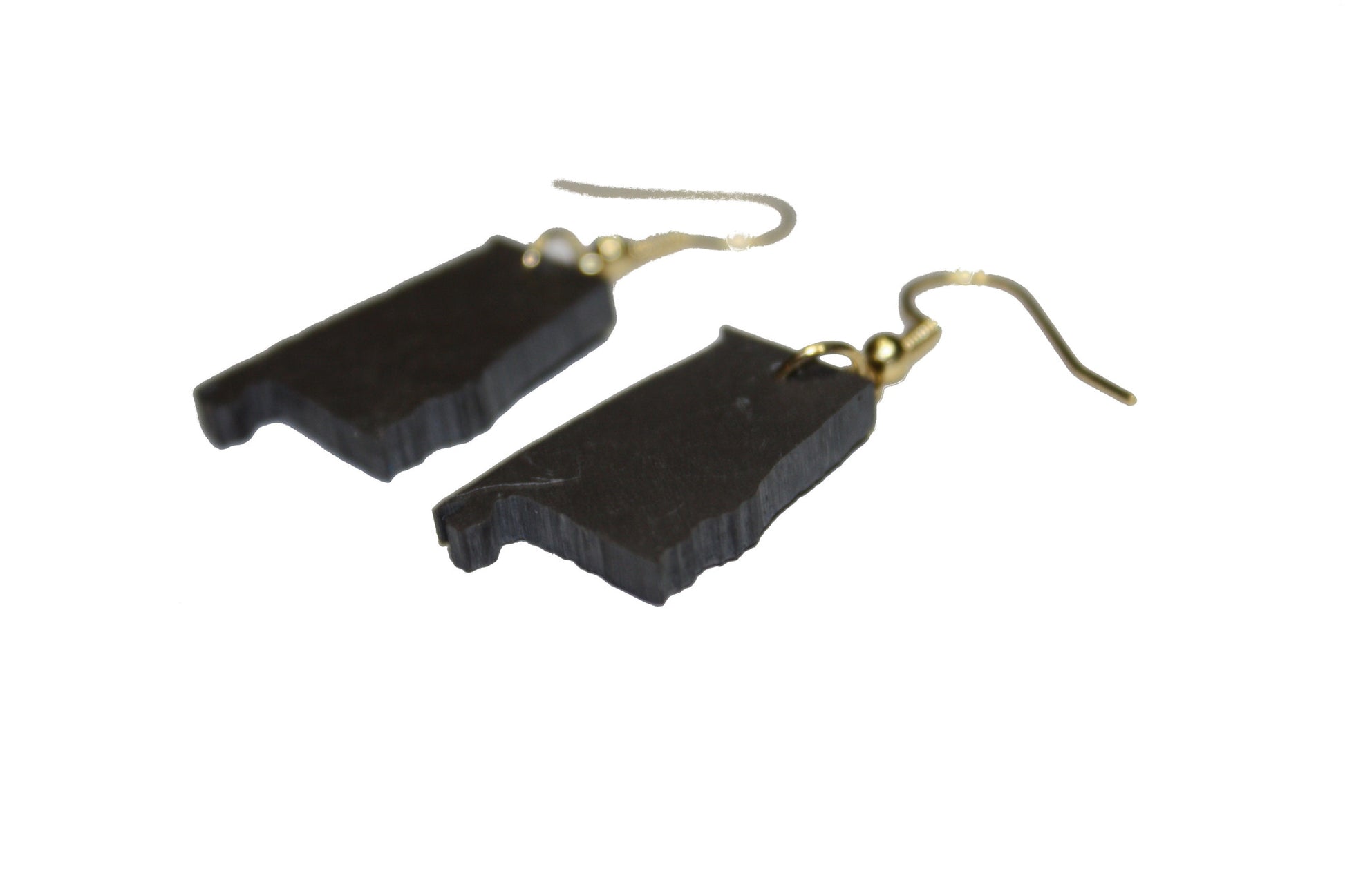 Alabama Black Slate Earrings