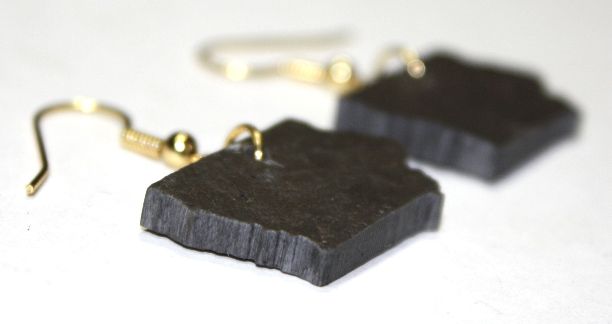 Iowa Black Slate Earrings