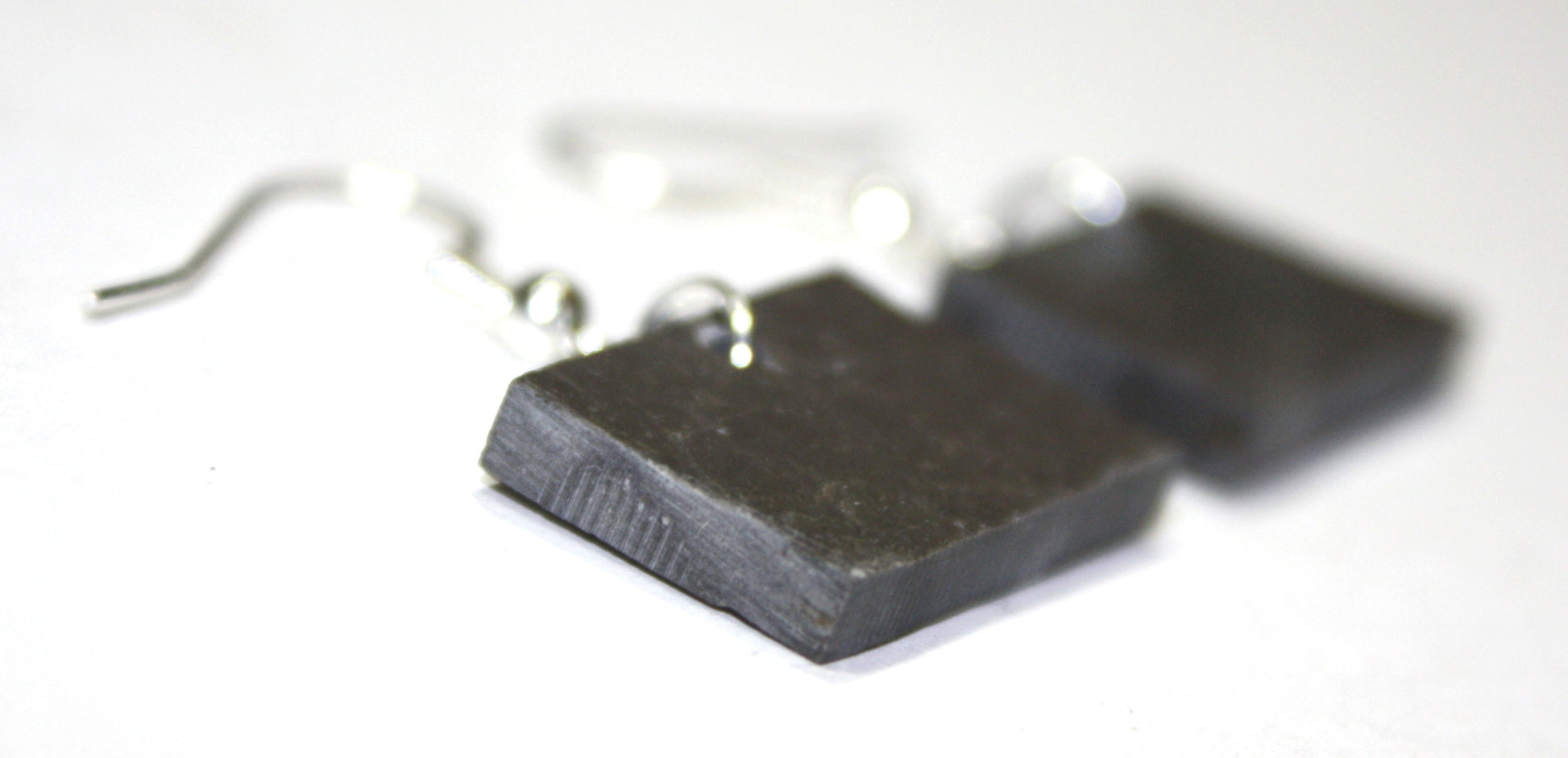 North Dakota Black Slate Earrings