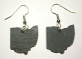 Ohio Black Slate Earrings