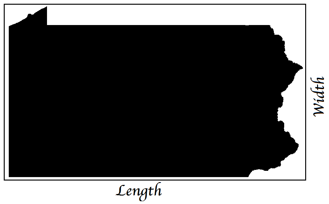 Pennsylvania Length & Width