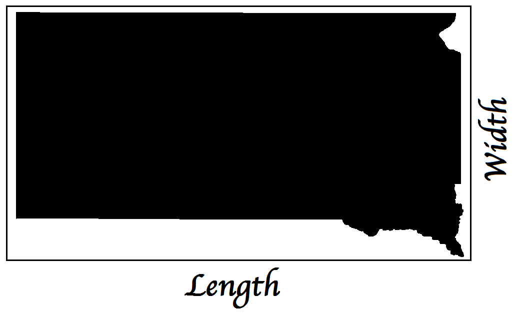 South Dakota Dimensions