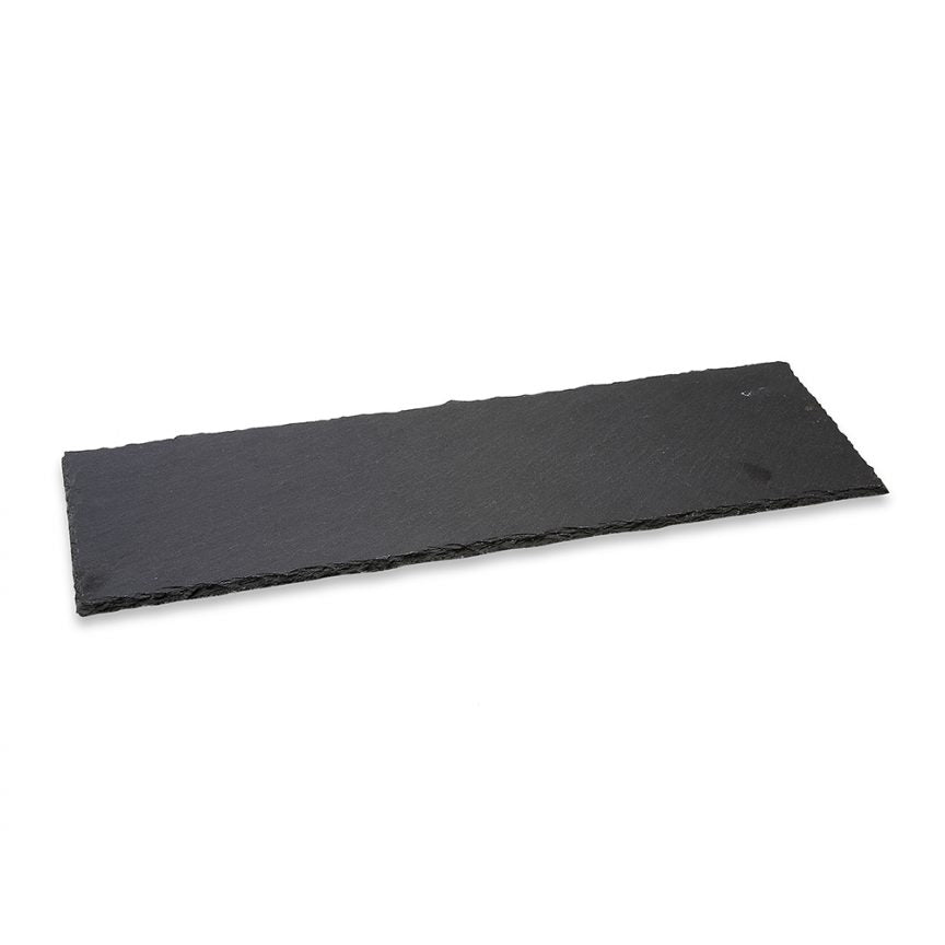 Long Skinny Rectangle Black Slate Cheese Board