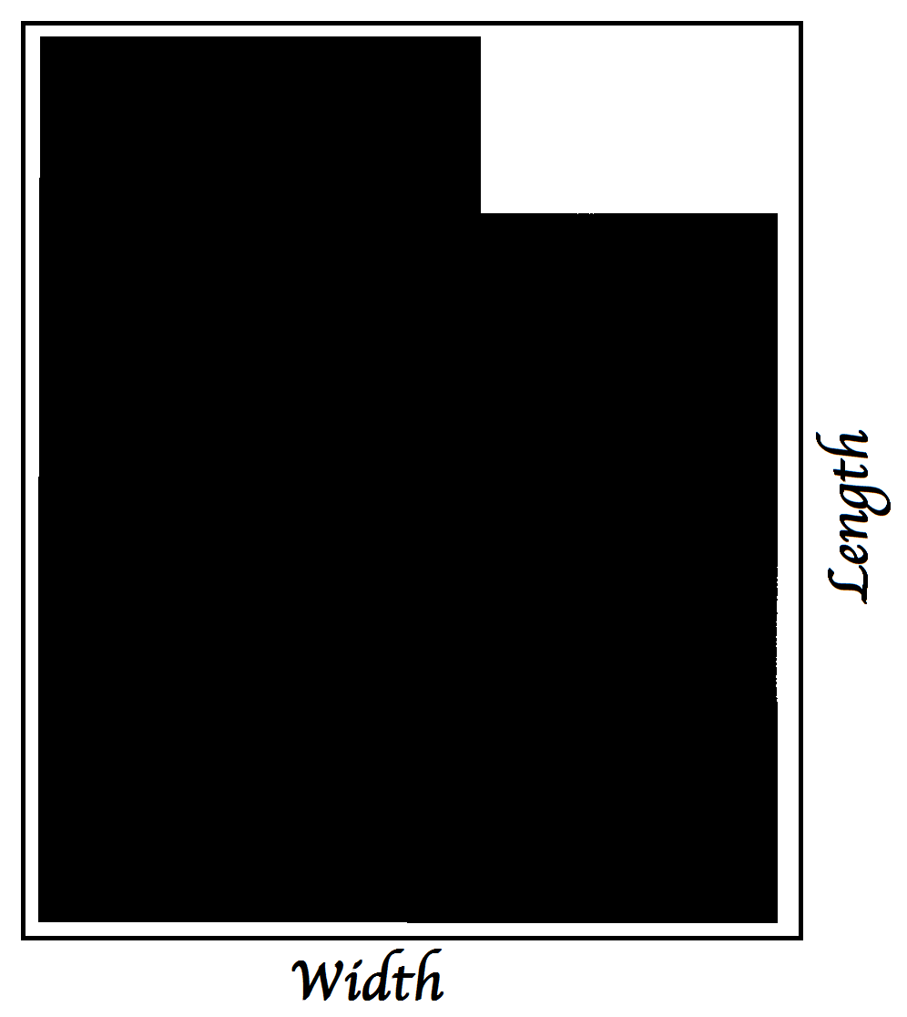 Utah Length & Width